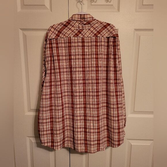 Duluth Mens Vented Roll Tab Long Sleeve Button Down 2XL Fishing Outdoor Plaid - Picture 2 of 6
